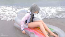 砂浜の人形と溺れるの人形  意識を失う  目が覚めてずっと泣いていた